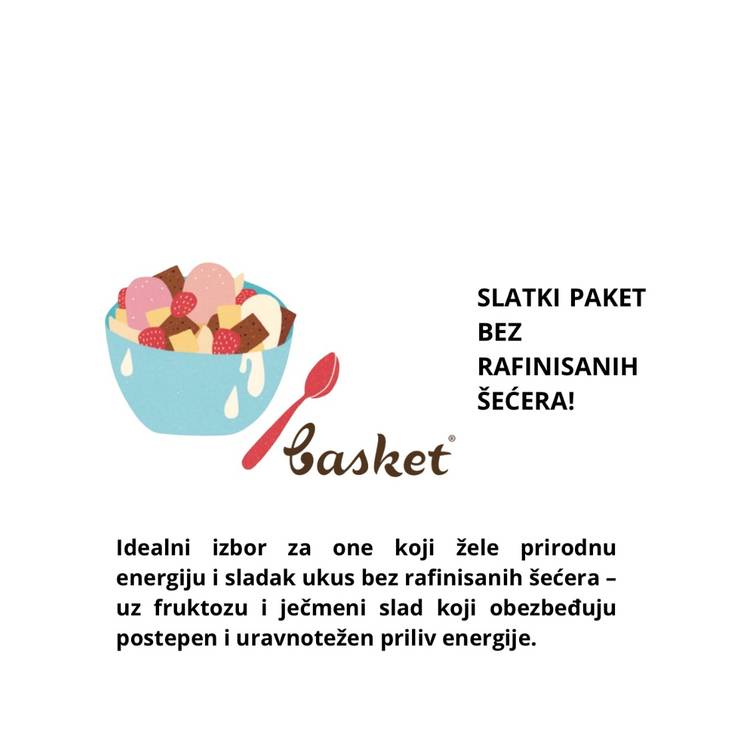 Slatki paket bez rafinisanih šećera