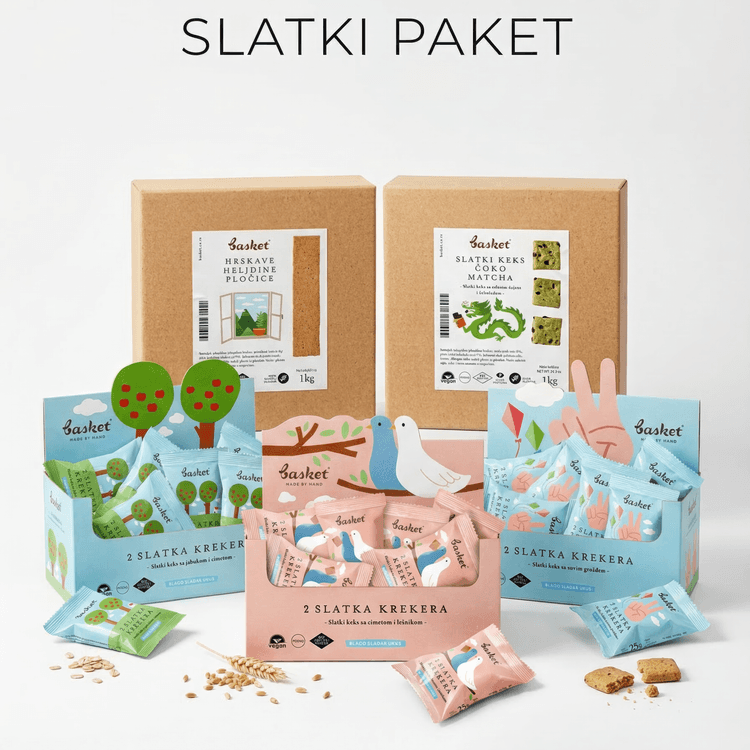 Slatki paket bez rafinisanih šećera